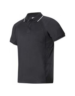 Polo a.v.s. franjas negro/gris t. s - SNIPO2707NG1S