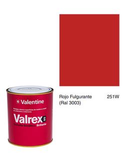 Esmalte valrex bte. bs 0,750 rojo fulgurante - VAPVAD0159251WB3