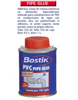 Pegamento pipe glue gel 125 ml. 30600078 - PIPEGLUE
